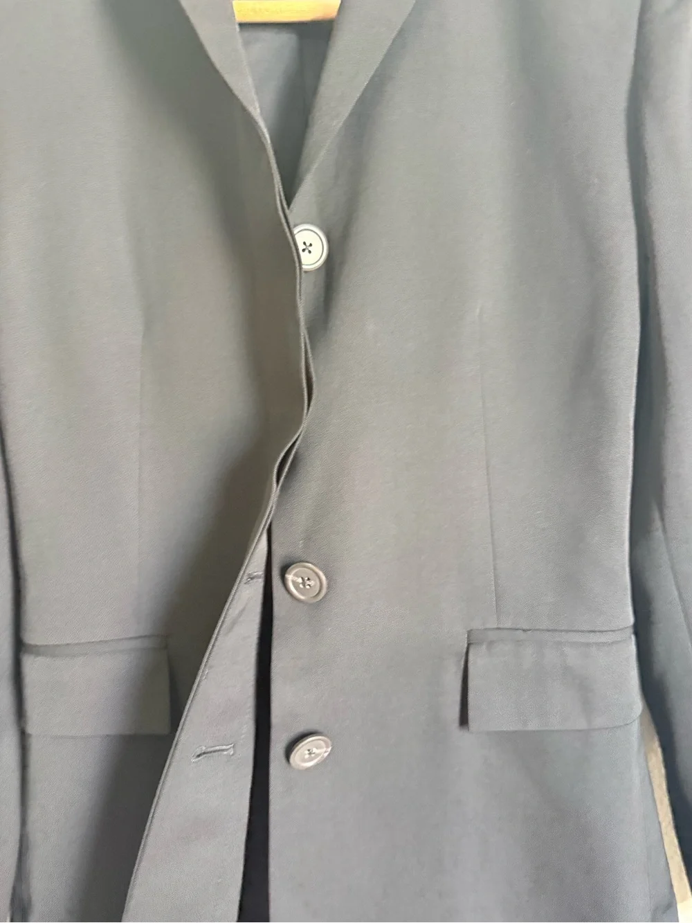 Banana Republic Fitted Waist Tailored Blazer Minimalist Dark Academia Chic - Picture 9 of 9